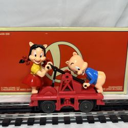 Porky And Petunia Handcar 6-18434 Train Lionel