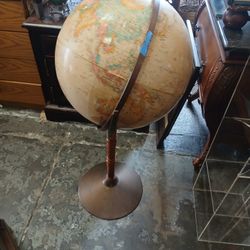 16"DIAMETER GLOBE  ON A STAND