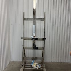 Vintage Polished Nickel Easel Restoration Hardware