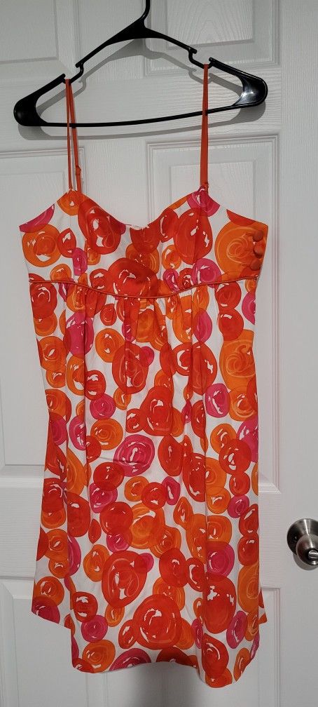 Spaghetti Strap Lined Dress Sz 12