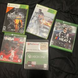Xbox One games (5 Pack)