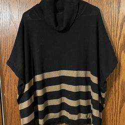 XL Sleeveless Turtleneck Sweater