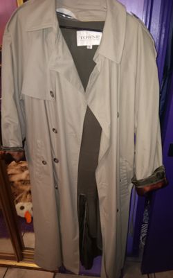 Mens 42R Mens Trench Coat