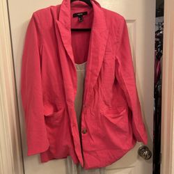 Pink Blazer Size L