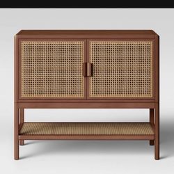 Minsmere 2 Door Cabinet Brown - Threshold Versatile Storage Interior Shelves 
