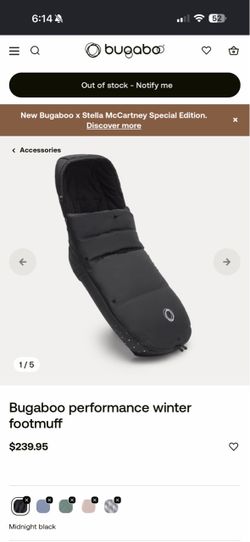 Bugaboo Performance Winter Footmuff