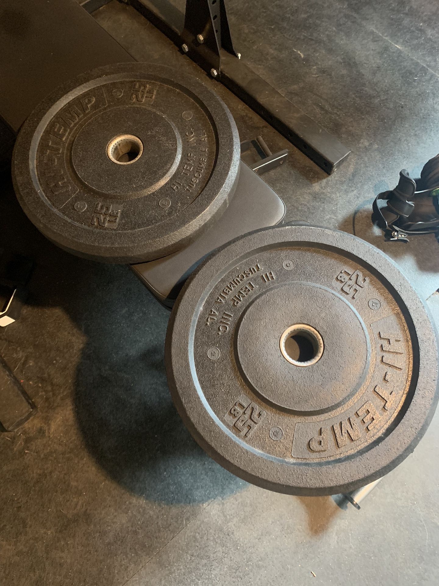 Pair of 25 Lbs olympic bumper plates