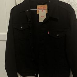 levi’s black jacket brand new