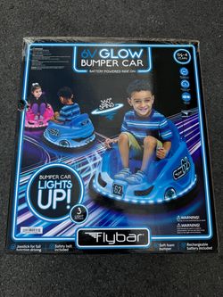 New - Kids Glow Bumper Car