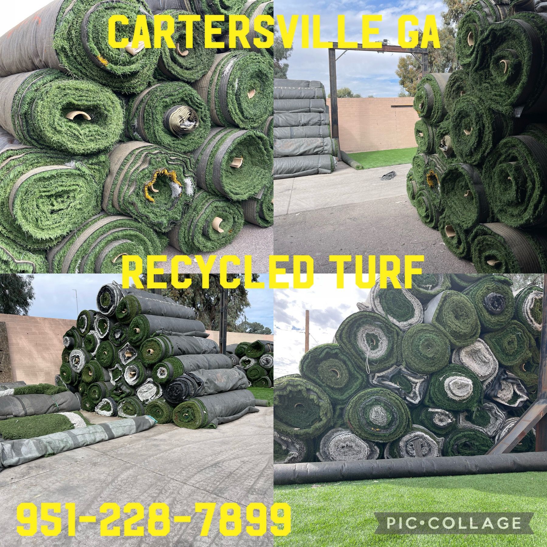 Used Artificial Turf (read Description)