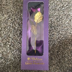 Purple rose foil $15