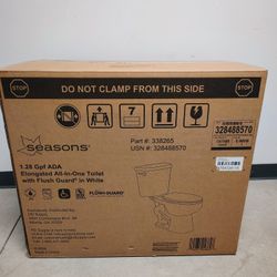 Brand new Elongated toilet.