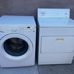 White Washer and Dryer