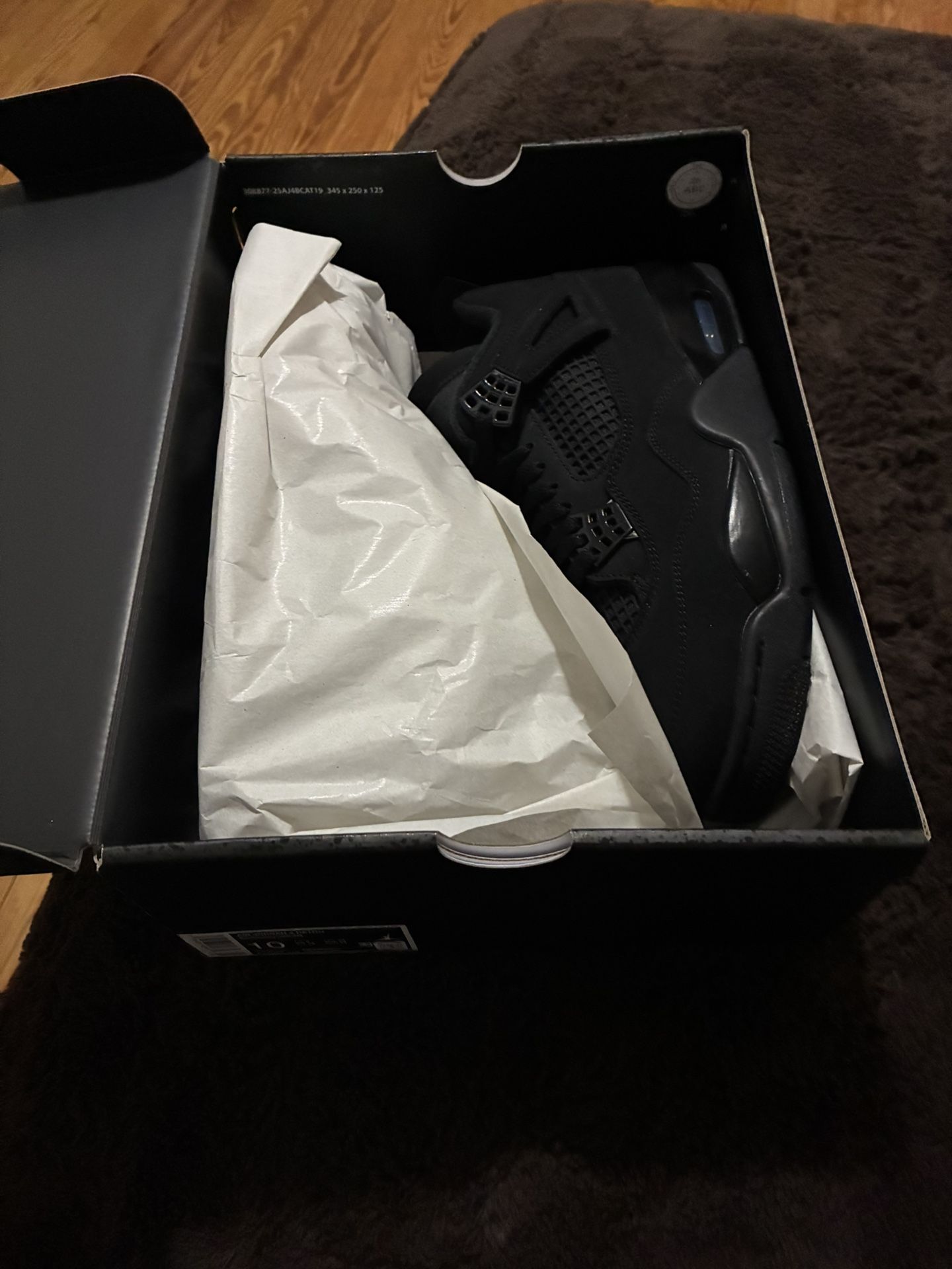 Jordan Retro 4 Black Cats Size 10 $280!!