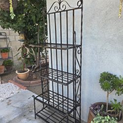 Solid Wrought Iron Plant Stand