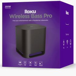Roku Wireless Subwoofer (Brand New In Box)