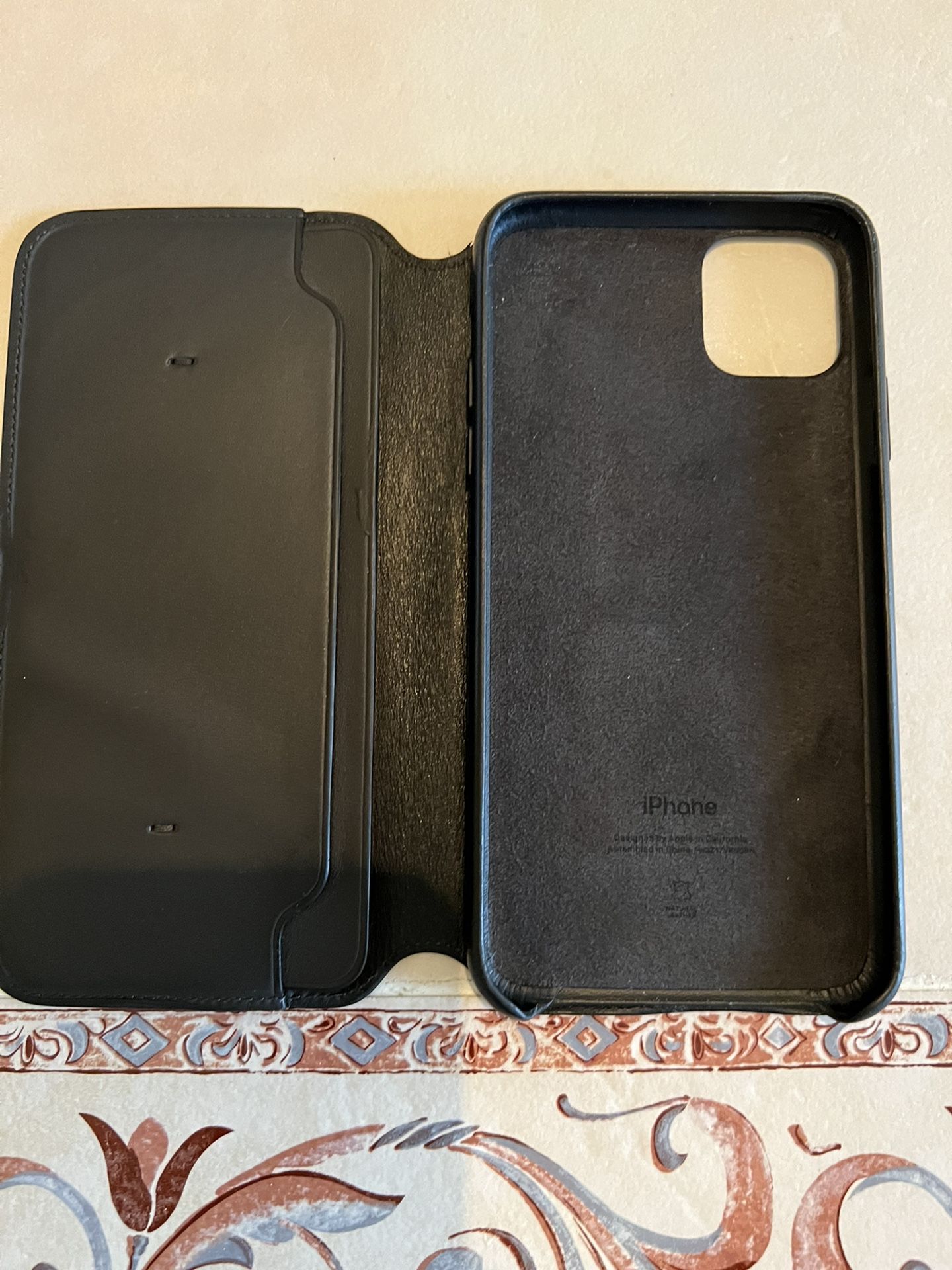 iPhone 11pro Max Leather Folio Cases