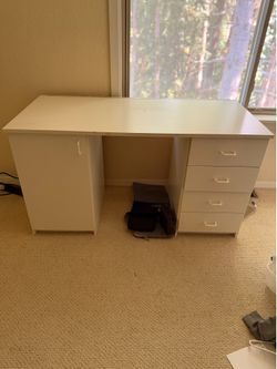 White Desk/Work Station (Taken apart for easy transport)