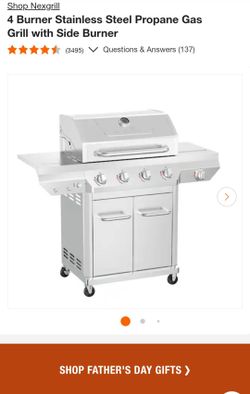 Grill propane brand new