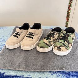 2 pair of size 10 C shoes