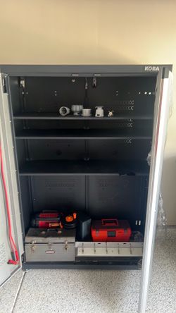 Kobalt garage cabinet