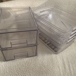 Acrylic Closet Storage Organizers 