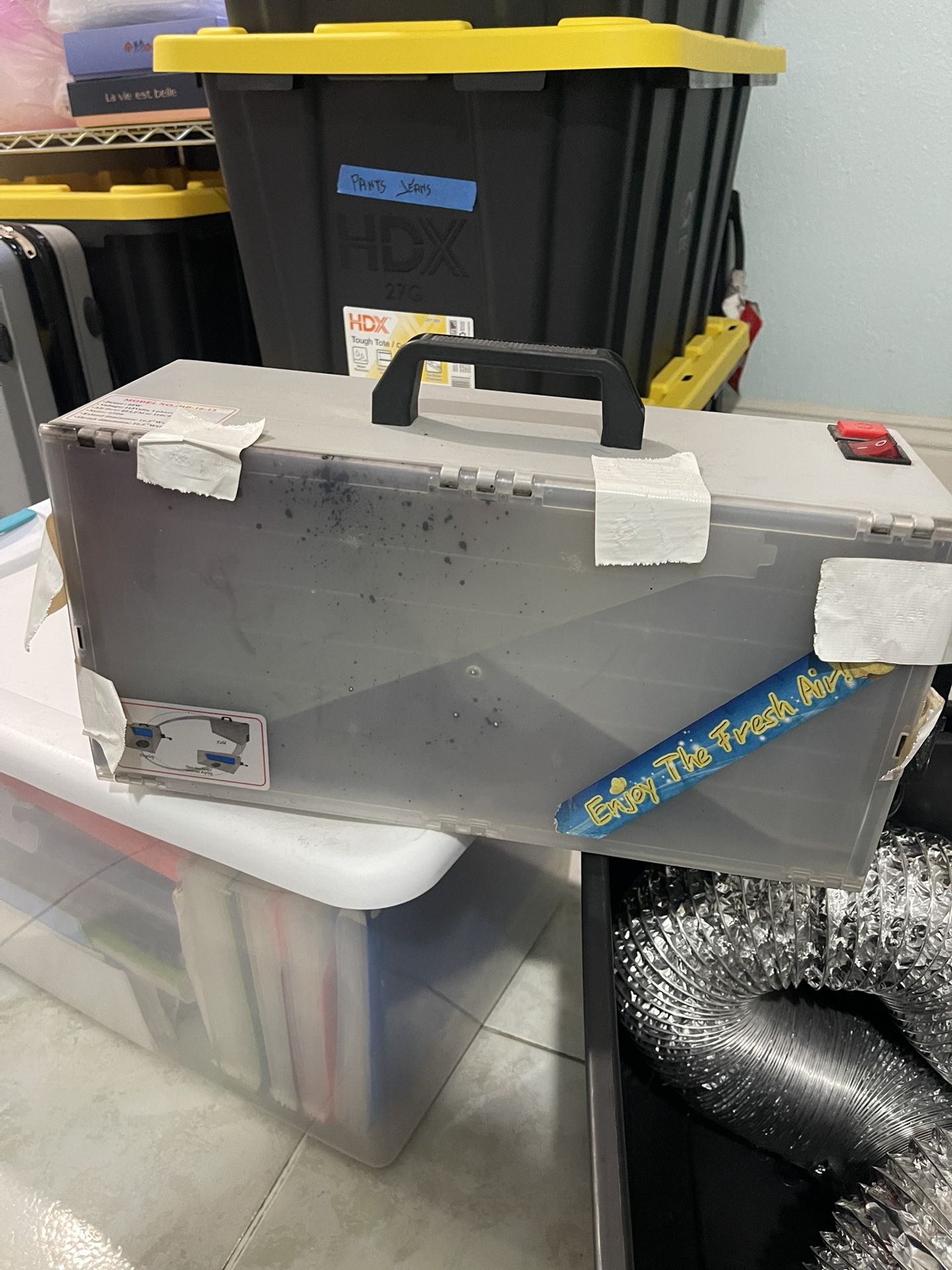Portable Airbrush Hobby Paint Spray Booth Kit
