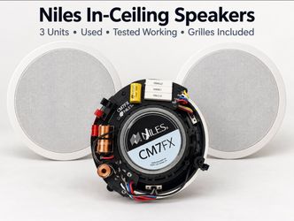 Set of 3 Niles in-ceiling speakers
