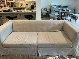 Free slip covered sofa and lounge