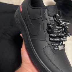 Black Supreme Air Force 1