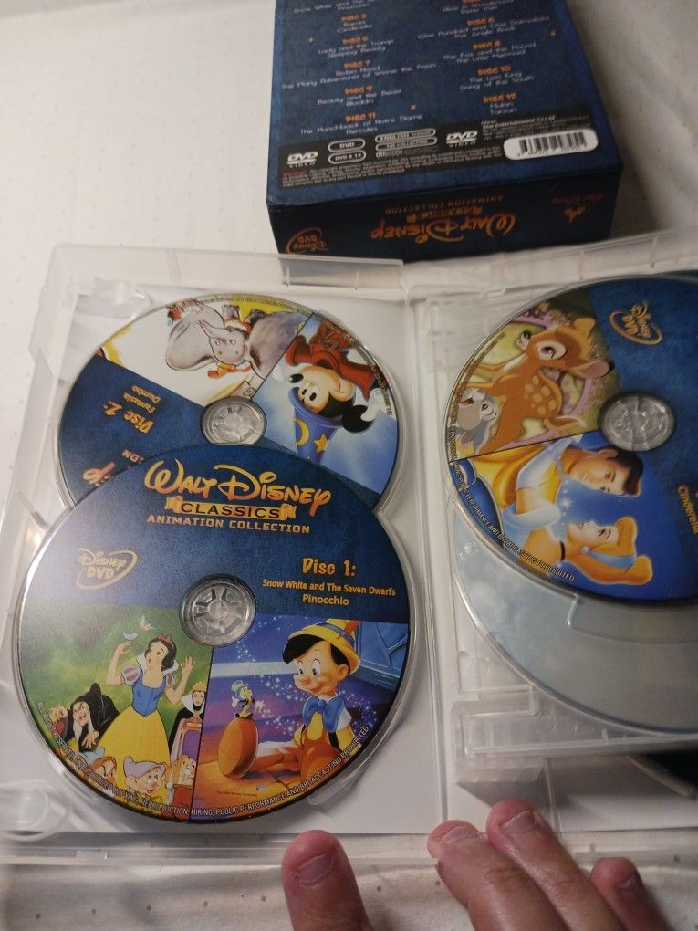 Walt Disney Classics 24-Movies Animation Collection (DVD, 12-Disc