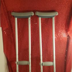 Guardian Aluminum Adjustable Crutches. Pre-owned Like New. 