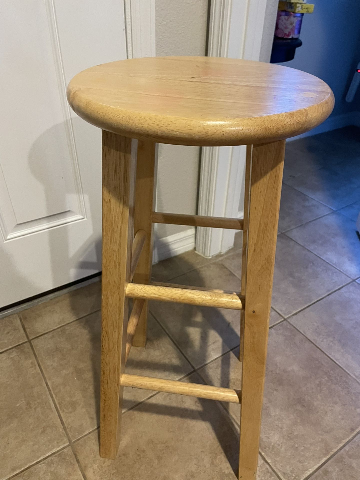 2 Wooden Stools