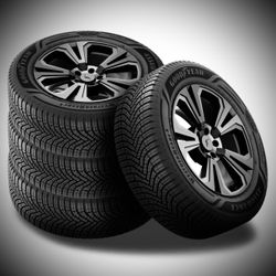 4 Goodyear Assurance WeatherReady 2 255/45R19 104W Snow Certified (TakeOff Tire)