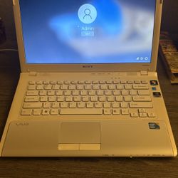 Sony Vaio Laptop – Windows 10 Pro / 8 GB RAM / 500 GB Drive / 15.6″ Screen + Case