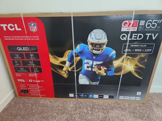 New 65 in TCL qled tv