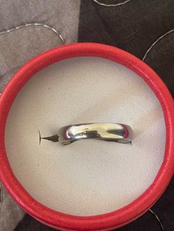 Sterling Silver Plain Band Ring