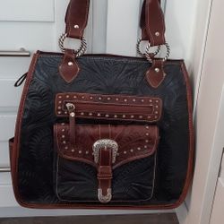 AMERICA WEST ALL LEATHER HANDBAG BRAND NEW
