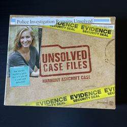 UNSOLVED CASE FILES Mystery Board Game (New)