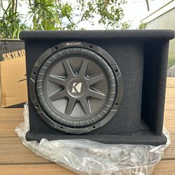 10” Kicker Subwoofer In Ported Box