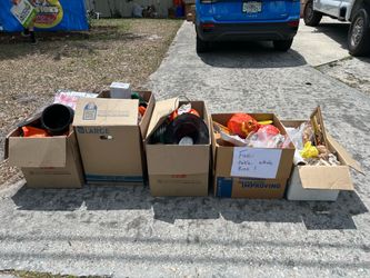 Yard sale leftovers