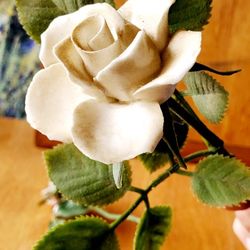 Two Ceramic Pink Roses
