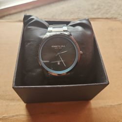 Kenneth Cole Men's KC(contact info removed)2 3-Hand Black Stainless Steel Watch