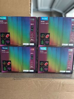 Govee LED Curtain Lights, Govee, Govee Lights, Govee LED Lights, Govee Immersion, Curtain Lights, LED Lights, LED, RGB Light, Smart Lights, LED Curtai