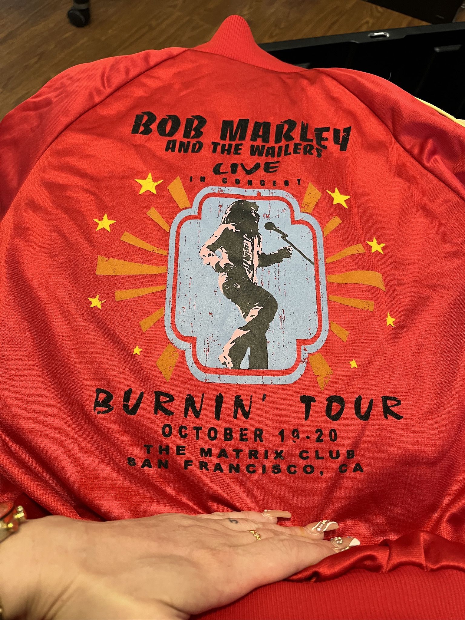 Bob Marley Tour Rare Bomber Jacket