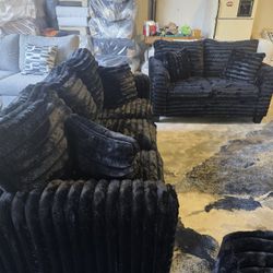 SUPER DEAL! Brand New Byers Market FLUFFY Sofa/Loveseat Sets (TAX INCLUDED) 4 colors available!