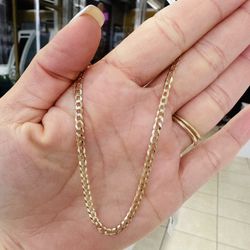 14k Curb Bracelet 