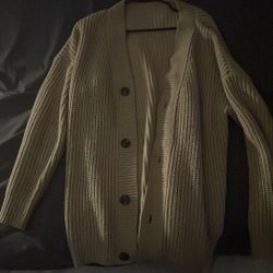 Large Tan Cardigan