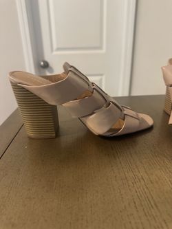 Cream Heel Shoes
