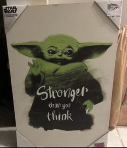 New Star Wars Mandalorian 19 inches by just over 13 inches wide